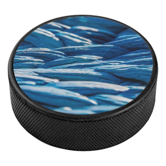 Blauwe paus hockey puck (3/4)