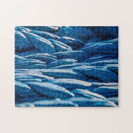Blauwe paus legpuzzel (Horizontaal)
