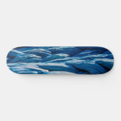 Blauwe paus persoonlijk skateboard (Horizontaal)