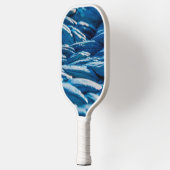 Blauwe paus pickleball paddle (Links)