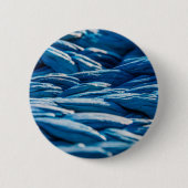 Blauwe paus ronde button 5,7 cm (Voorkant)