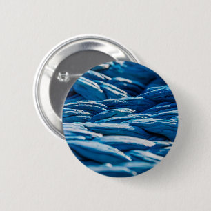 Blauwe paus ronde button 5,7 cm