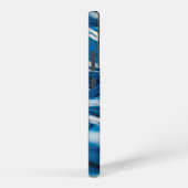 Blauwe paus samsung galaxy hoesje (Rechterkant)