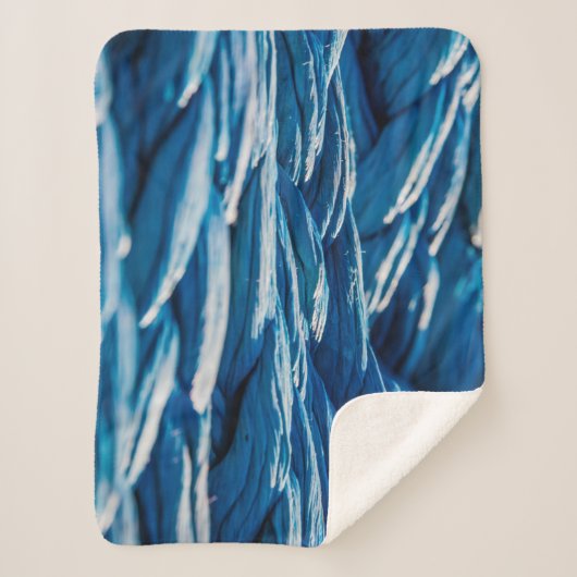 Blauwe paus sherpa deken (Voorkant)