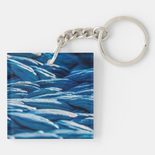 Blauwe paus sleutelhanger (Achterkant)