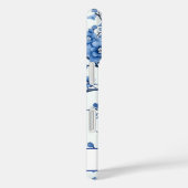  Blauwe Pauw Dutch Delft Floral Waterverf Case-Mate iPhone Case (Achterkant / Rechts)