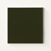 Blauwe Pauw Notitieboek (Achterkant)