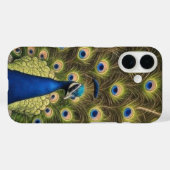 Blauwe Pauw Telefoonhoes Case-Mate iPhone Case (Achterkant (horizontaal))