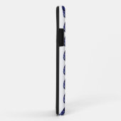 Blauwe peer patroon Case-Mate iPhone case (Achterkant/rechts)