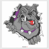 Blauwe peerwagens, autodecoratie sticker (Vel)