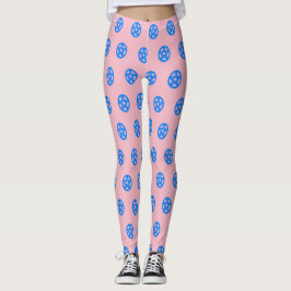 Blauwe pekels leggings