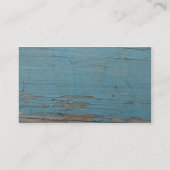 Blauwe pelletverf visitekaartje (Achterkant)