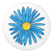 Blauwe pen en Waterverf ventilator Keramische Knop (Voorkant)