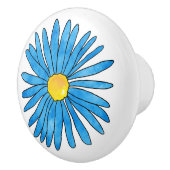 Blauwe pen en Waterverf ventilator Keramische Knop (Rechts)