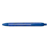 Blauwe pen met prachtig blauw design (Achterkant)