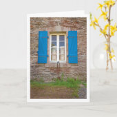 Blauwe pendelen kaart (Gele Bloem)