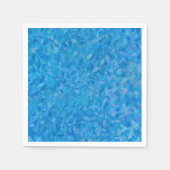 blauwe penseelstreken servet (Voorkant)