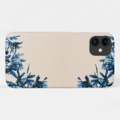 Blauwe Peperboom Bladeren iPhone 11 Hoesje (Achterkant (horizontaal))