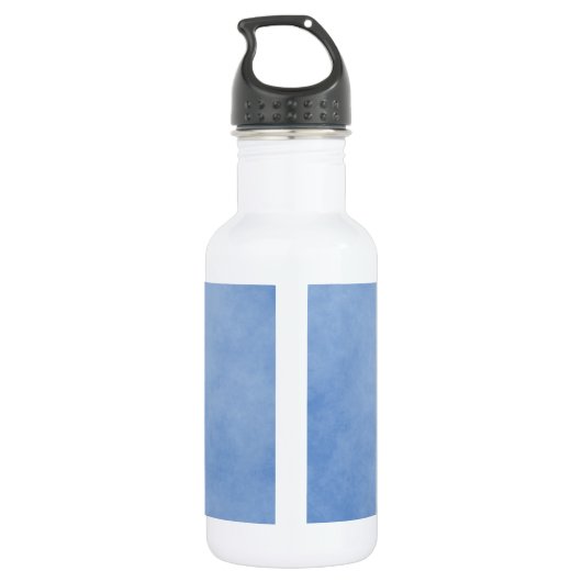 blauwe perkamentbruid waterfles  (Achterkant)