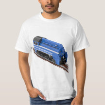 Blauwe persluchtlocomotief