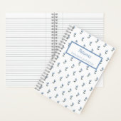 Blauwe Persoonlijke Agenda Notebook (Binnen)