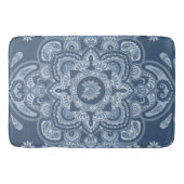 Blauwe Perzische pacock Badmat (Voorkant)