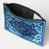 Blauwe Perzische Tapijt Tas (Open)