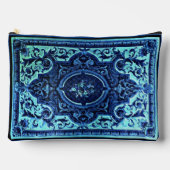 Blauwe Perzische Tapijtzak Etui (Voorkant)