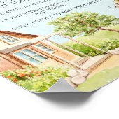 Blauwe Peter Het Konijn Eerste Verjaardag Tijd Cap Poster (Hoek)