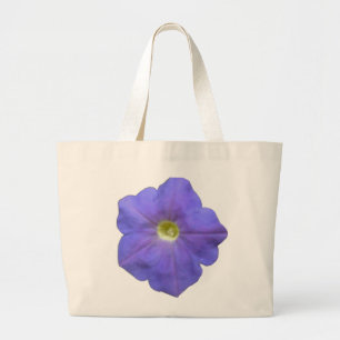 Blauwe Petunia-Tas Grote Tote Bag