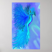 Blauwe Phoenix print (Voorkant)