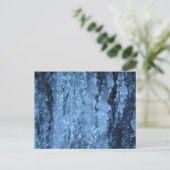 Blauwe pictogrammen briefkaart (Staand voorkant)