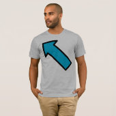 Blauwe Pijl t-shirt (Voorkant volledig)