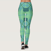 Blauwe pijlen leggings (Achterkant)