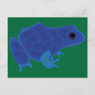 Blauwe Pijlgifkikker Briefkaart