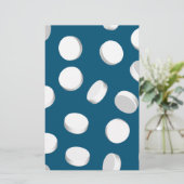 blauwe pillen briefpapier (Staand voorkant)