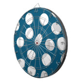 blauwe pillen dartbord (Voorkant Rechts)