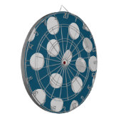 blauwe pillen dartbord (Voorkant Links)
