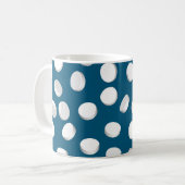 blauwe pillen koffiemok (Voorkant links)