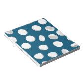 blauwe pillen notitieblok (Schuin)