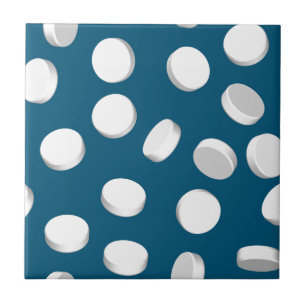 blauwe pillen tegeltje