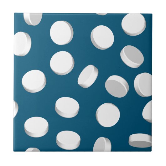 blauwe pillen tegeltje (Voorkant)