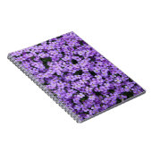 Blauwe pilotenbloemen notitieboek (Rechterzijde)