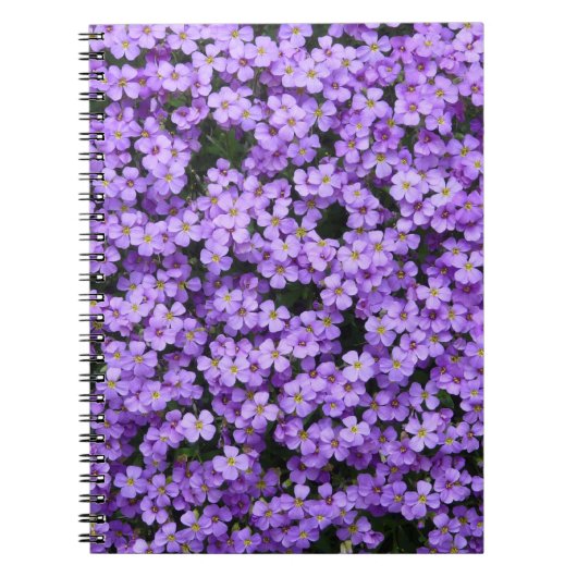 Blauwe pilotenbloemen notitieboek (Voorkant)