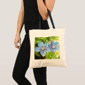 Blauwe pimpernel (Anagallis monelli) Bloemen Tote Bag (Voorkant (product))