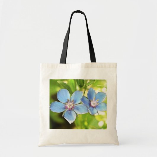 Blauwe pimpernel (Anagallis monelli) Bloemen Tote Bag (Voorkant)