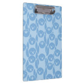 Blauwe pinguïnpatroonachtergrond klembord (Rechts)