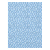 Blauwe pinguïnpatroonachtergrond tafelkleed (Voorkant)