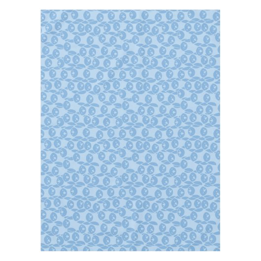 Blauwe pinguïnpatroonachtergrond tafelkleed (Voorkant)