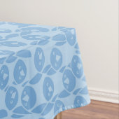 Blauwe pinguïnpatroonachtergrond tafelkleed (Voorbeeld)